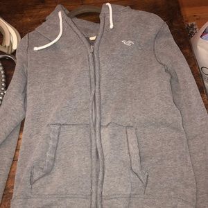 Unisex grey Hollister hoodie